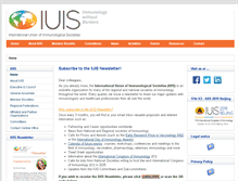 Tablet Screenshot of iuisonline.org